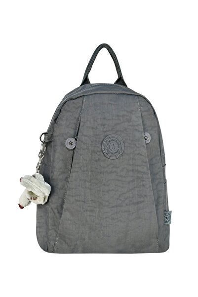 COUPELLA Gray Small Women's Backpack - Multi-Compartment Casual Design