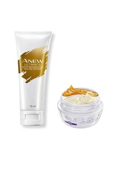 AVON Anew Altın Içeren Maske Ve Ikili Göz Çevresi Bakım Seti