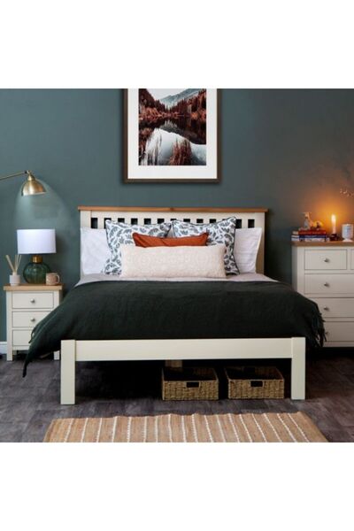 Masifart Candy Çift Kişilik Karyola Latalı Somya 160*200