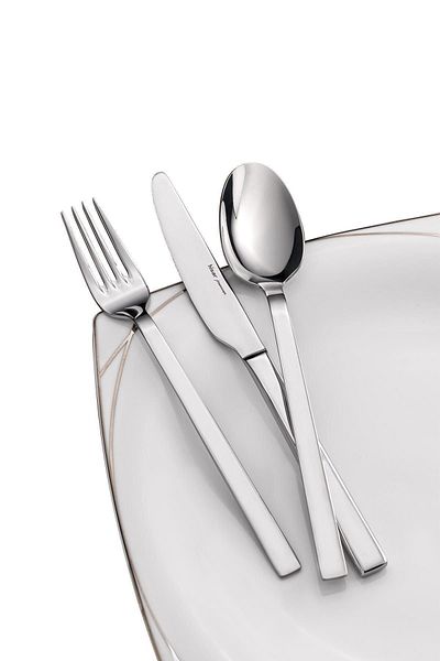 Hisar BelekÇelik Breakfast Fork Spoon Knife Set 24 Pieces