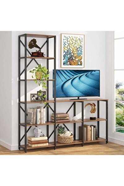 Zizuva Tasarım Kitaplıklı Tv Ünitesi Modeli