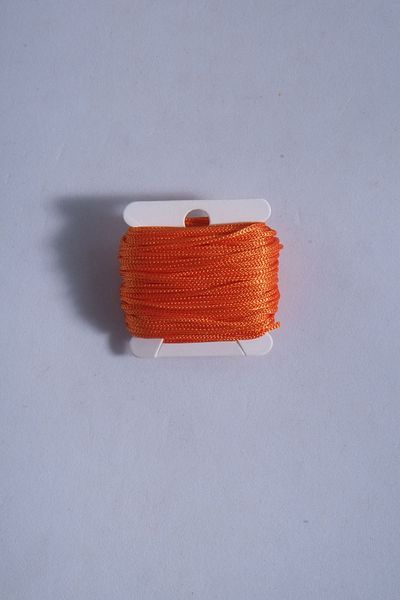 Eskişehir hobi sanat 1 mm 10 μέτρα λεπτό Microcord αλεξίπτωτο κορδόνι πορτοκαλί χρώμα κολιέ βραχιόλι κοσμήματα σχέδιο κλωστή