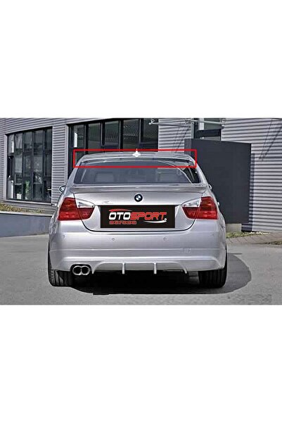 OTOSPORT Bmw E90 Cam Üstü Spoyler Fiberglass Boyasız