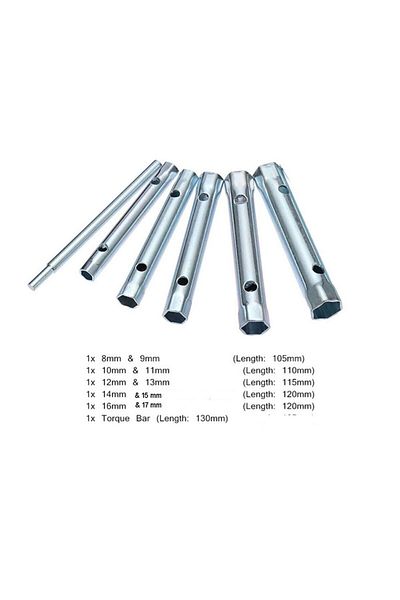 MasterCare Sr 8mm-17mm Sleeve Key Set 6 Pieces