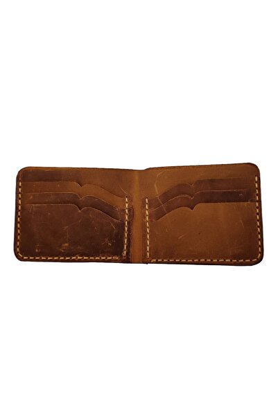 ÜMİT DERİCİLİK Hazır Kesilmiş Crazy Deri Cüzdan Dikime Hazır