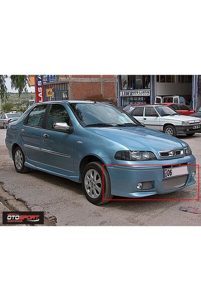 OTOSPORT Fiat Albea Ön Tampon Eki Sisli Fiberglass Boyasız