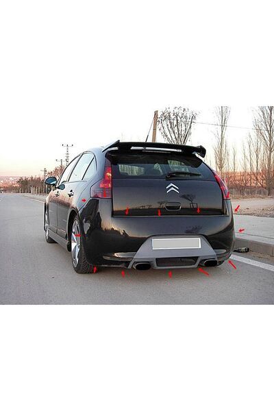 Genel Markalar citroen c4 arka tampon fiberglass boyasız a+ kalite
