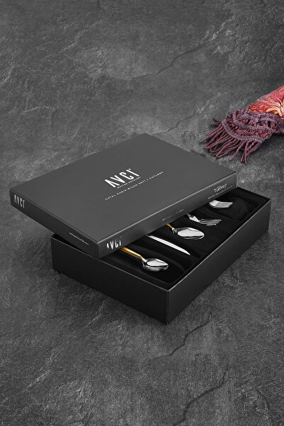 Avcı Soft Touch Matte 72 Piece Fork Spoon Knife Set 18/10 Stainless Steel