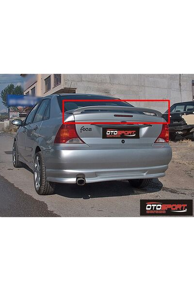 OTOSPORT Ford Focus 1 Sedan Spoyler Fiberglass Boyasız