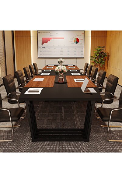 Zizuva Tasarım Çift Renk Toplantı&yemek Masası