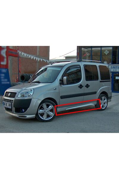 OTOSPORT Fiat Doblo 2 Marşpiyel Sağ Sol Takım Fiberglass Boyasız
