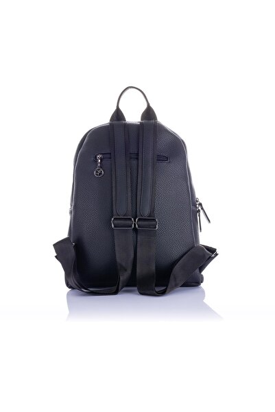 Getcho Janey Women's Black Backpack, Laptop Compartment, Bag for Daily and Office Use