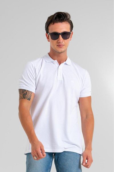 HLT JEANS Ανδρικό μπλουζάκι Polo Collar - Άνετη εφαρμογή, 100% βαμβάκι, που δεν συρρικνώνεται - Hlthe 012001