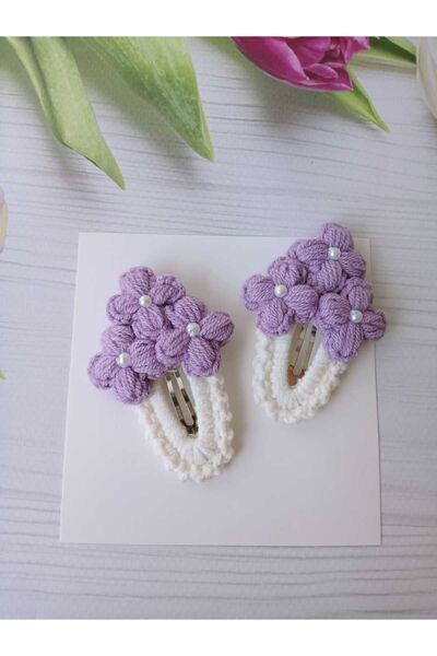 Kadın Girişimciler Atölyesi Ръчно изработени пухкави цветя с мъниста, комплек...