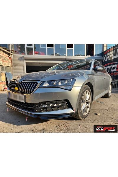 OTOSPORT Skoda Super B Ön Tampon Eki 2019 - 2022 Fiberglass Boyasız