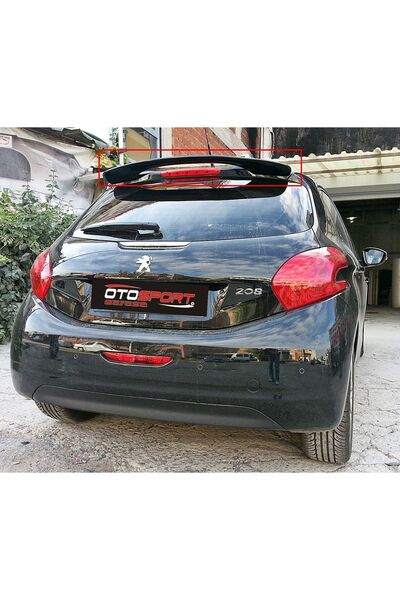 OTOSPORT Peugeot 208 Spoyler Fiberglass Boyasız