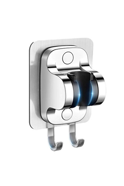 Mayaglory Yapışkanlı Duş Başlığı Tutucu , Ayarlanabilir Su Geçirmez Yapışkanlı Mafsal Chrome