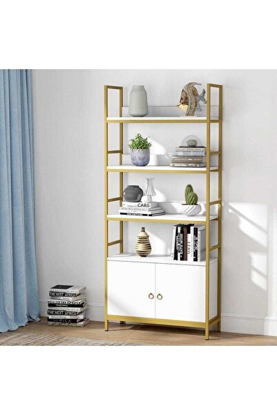 Zizuva Tasarım Gold Kitaplık Modeli