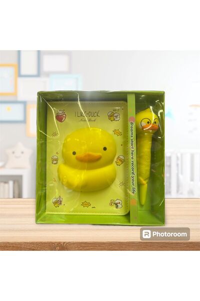 cosmic kırtasiye Süslü civciv sukuşi defter ve kalem set