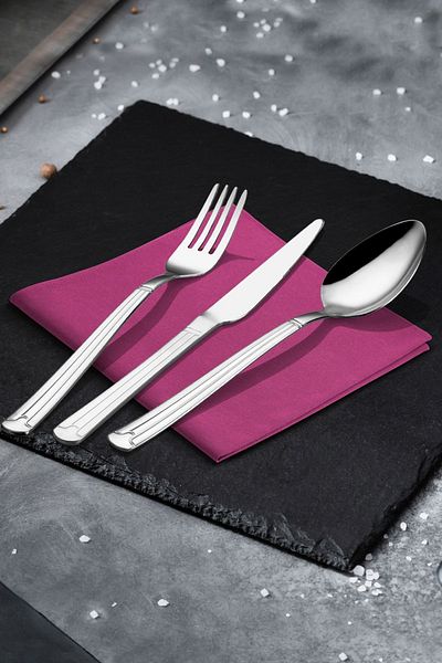 Avcı Yakamoz 18 Piece Cutlery Set
