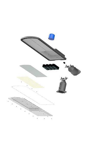 ACK 4000K 150W SMD LED Street Luminaire - IP65