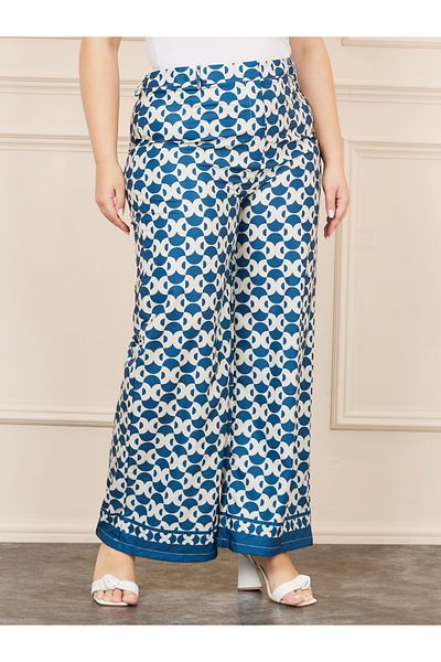 Styli Abstract AOP Wide Leg Pant