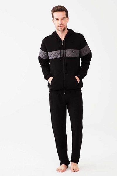 Mod Collection Σετ ανδρική μαύρη φόρμα