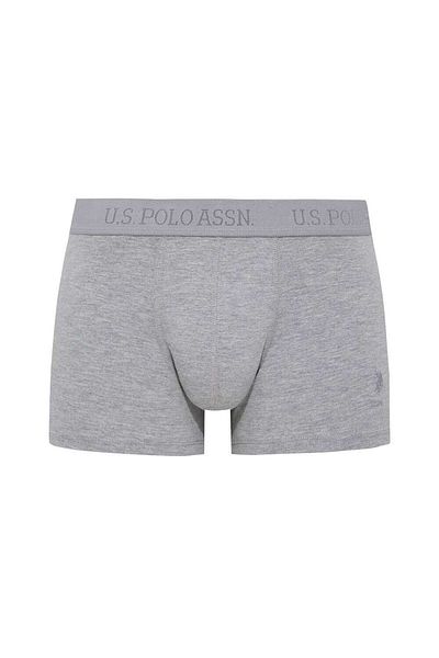 U.S. Polo Assn. Ανδρικό μονό μπόξερ γκρι μελανζέ