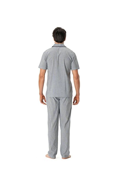 U.S. Polo Assn. Erkek Lacivert Boydan Patlı Pijama Takımı 18808