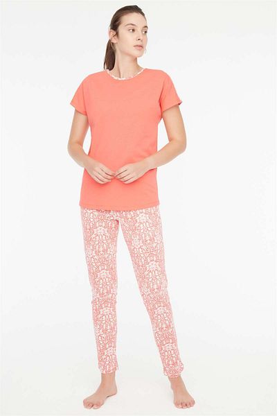 Mod Collection - Set pijama 3 piese Coral pentru damă