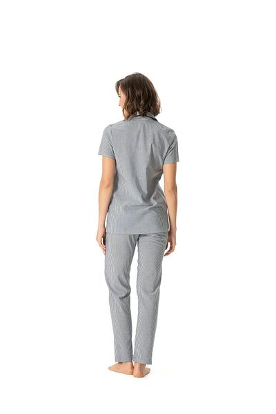 U.S. Polo Assn. BAZA. Polo Assn. Femei - Set de pijamale cu dungi bleumarin 024Y.1AS7TR.A.0PL.3.8US