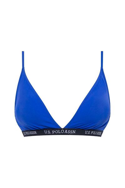 U.S. Polo Assn. Γυναικείο Saks Μπλε Φαρδύ Τρίγωνο Μπικίνι Μπλουζάκι