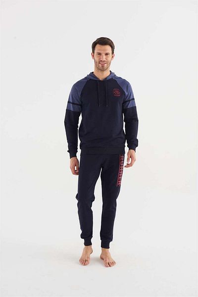 Mod Collection Men's Navy Blue Tracksuit Set