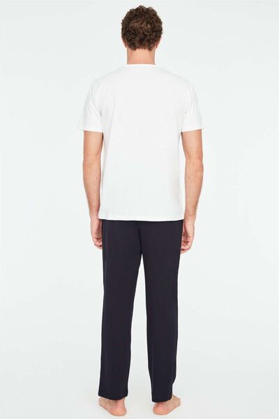 Mod Collection - Erkek Ekru Battal Pijama Takımı