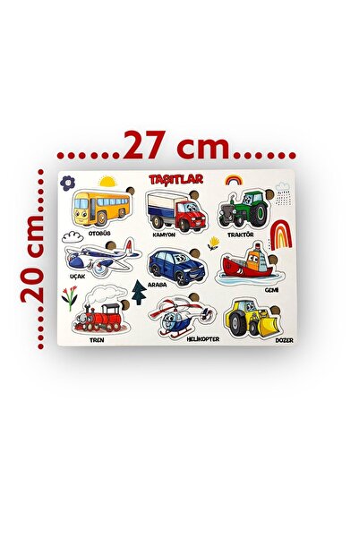 Kiri Ahşap Eğitici Öğretici Yapboz Bul Tak