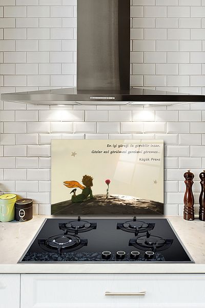 Decorita 40cm x 60cm Micul Prinț - Ochi de protecție pentru aragazul din sticlă
