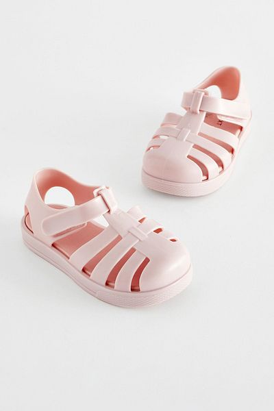 Next Baby Pink Gel Fisherman Sandals - Non-Slip Sole, ALY01310