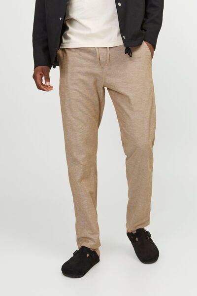 Jack & Jones Linen Named Men's Jogger Trousers - Kane