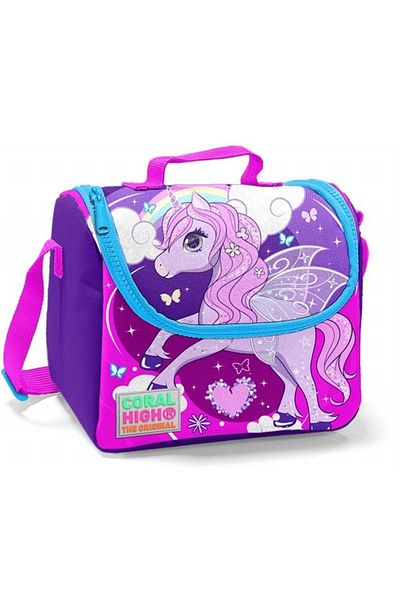 Coral High Kids Purple Pink Unicorn Thermo Lunchbox 22708