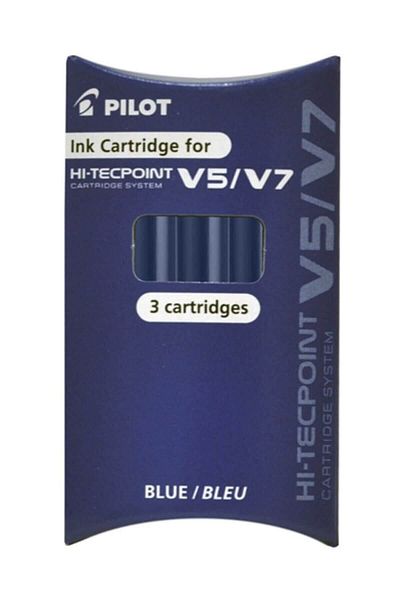 Pilot V7 Hi-Tecpoint (CV7 Replacement Set of 3) - Blue