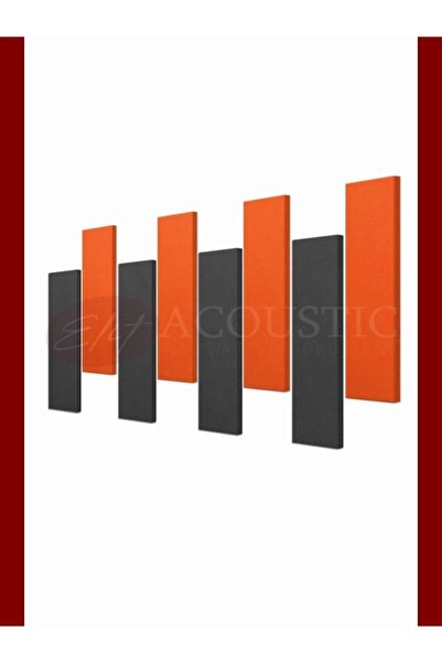 Elit Acoustic Pro Akustik Kumaş Kaplı Panel 8 Adet 30x100x3 Cm