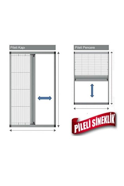Mavienerji Pileli Sineklik Kapı Sineklik Plise Sineklik