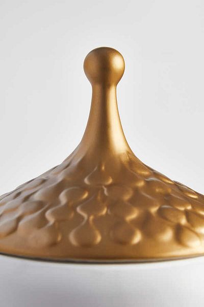 Deeps Brands Babylon Gold Ceramic Box with Lid
