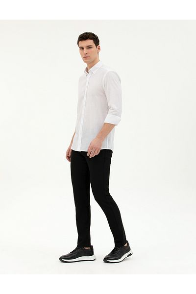Pierre Cardin ΑΝΔΡΙΚΟ CHINOS SLIM FIT ΛΙΝΟ ΠΑΝΤΕΛΟΝΙ - PİERRE CARDİN G021SZ078.000.1844121 ROSTAN