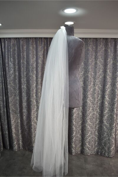 YGCGRUP Short Simple Bridal Veil 1.5 meters Long Veil