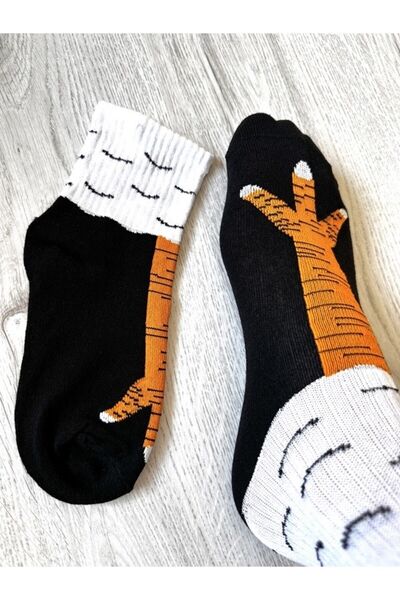 MAZEN Unisex Kolej Soket Çorap TAVUK BACAĞI