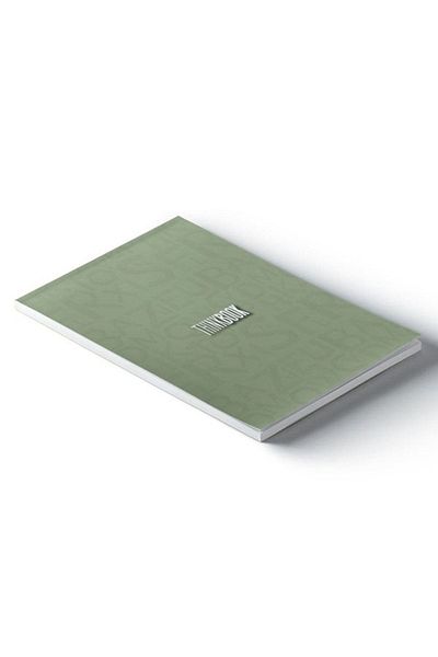 Thinkbook Green A5 Memo Pad - 13.5x19.5 Cm