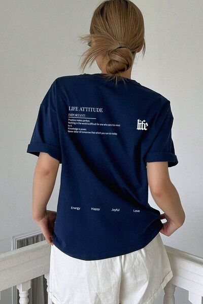 trendypassion Tricou unisex cu imprimeu Life