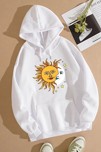 trendypassion سويت شيرت مطبوع بألسنة لارك للجنسين