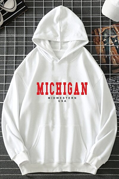 trendypassion Unisex φούτερ με στάμπα Michigan